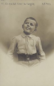 Retrato de un niño pequeño de French Photographer