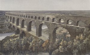 Remoulins, Puente-Acueducto romano, sobre el Gardon de French Photographer