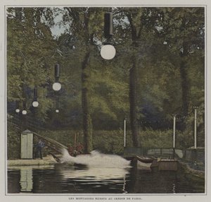 Montaña rusa en el Jardin de Paris