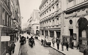 Rue de Provence, París (foto en blanco y negro) de French Photographer