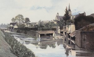 Saint-Calais, Lavaderos al borde del Anille