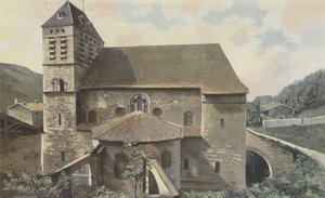Saint-Chef, Iglesia, Lado del ábside de French Photographer