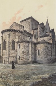 Saint-Désiré, Iglesia, lado del ábside de French Photographer
