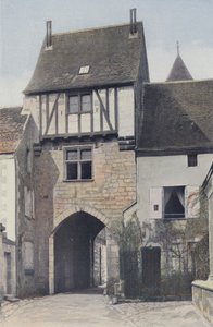 Saint-Epain, Puerta feudal, lado de la ciudad de French Photographer