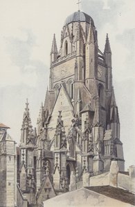 Saintes, Antigua Catedral Saint-Pierre, Vista NE de French Photographer