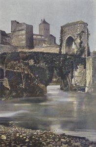 Sauveterre, Viejo Puente sobre el Gave de Oloron de French Photographer