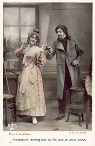 Escena de La Vie De Boheme de French Photographer