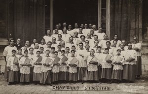 Coro de la Capilla Sixtina de French Photographer