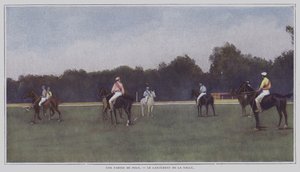 Inicio de un juego de polo de French Photographer