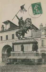 Estatua de Guillermo el Conquistador, Falaise, Normandía de French Photographer