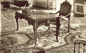 Mesa en el Salón de los Espejos del Palacio de Versalles en la que se firmó el Tratado de Versalles