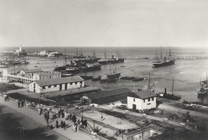 El puerto de Argel, 20 de abril de 1886 de French Photographer