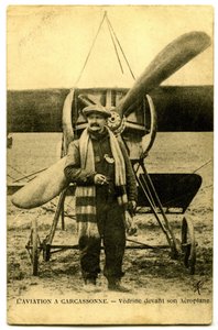 El famoso aviador Jules Vedrines de French Photographer