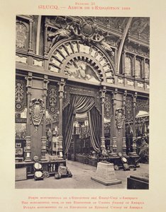 La puerta monumental de la exposición de los Estados Unidos de América, de 