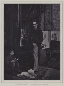 El pintor de niños: el artista francés Jean Geoffroy en su estudio de French Photographer