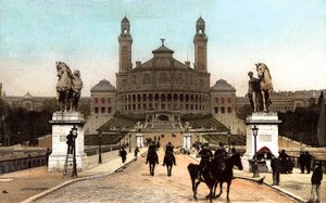Palacio del Trocadero construido para la Exposición Universal de París de 1878, c. 1906 (foto)