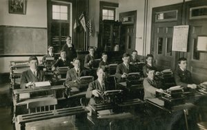 Clase de mecanografía