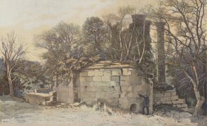 Vernègues, Ruinas de la Capilla Saint-Césaire y del Templo de la Maison-Basse de French Photographer