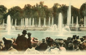 Versalles, Las Grandes Aguas, Fuente De Neptuno de French Photographer