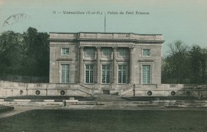 Versalles, Palacio del Petit Trianon. Postal enviada en 1913.