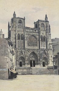 Vienne, Iglesia de San Mauricio, Fachada Oeste de French Photographer