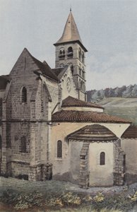 Vignory, Iglesia, Ábside y transepto S de French Photographer