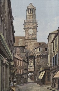 Vire, Puerta del Reloj, lado exterior a la ciudad de French Photographer
