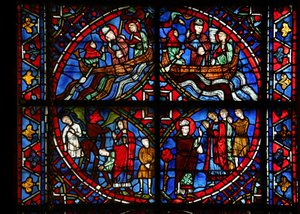 4 paneles de la ventana de San Germán