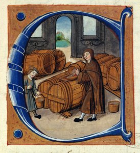 Producción de vino en la Edad Media, del 