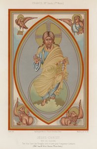 Una representación de Jesucristo del siglo IX de French School