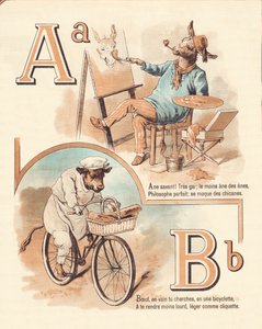 A B: Animal, artista, res, panadero