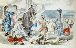 Una playa en Normandía, 1875