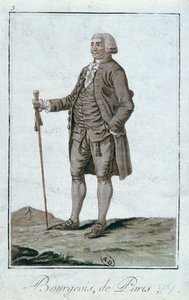 Un burgués de París, 1787 de French School