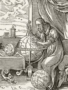 Un astrónomo y cosmógrafo alemán, de Ciencia y Literatura en la Edad Media por Paul Lacroix (1806-84) publicado en Londres 1878
