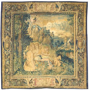 Un tapiz mitológico de París, c. 1620 (Tapiz) de French School