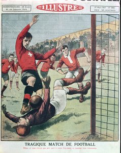 Un trágico partido de fútbol, de Le Petit Journal, 27 de marzo de 1927