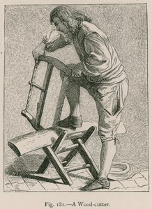 Un Leñador de French School