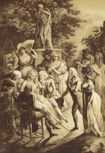 Una conferencia de Madame de Stael de French School