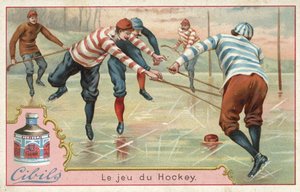 Un juego de hockey de French School