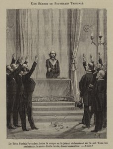 Reunión del Consejo Supremo (grabado)