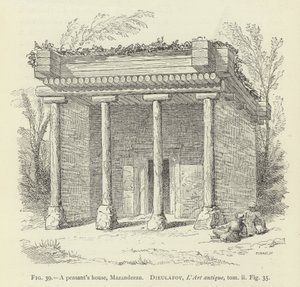 Casa de un campesino, Mazanderán de French School