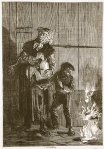 Una petroleuse, abril de 1871, ilustración de la Historia de la Guerra entre Francia y Alemania de Cassell, 1870-1871