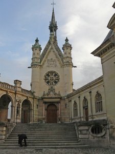 Vista de la Capilla del Castillo de French School