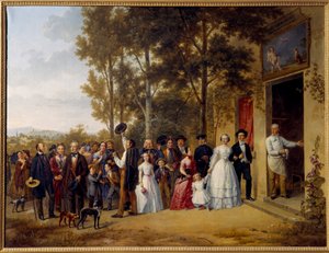 Una boda en el restaurante du Coeur Volant en Marly de French School
