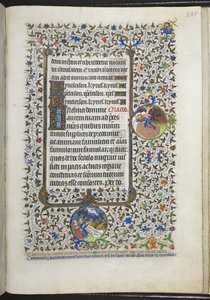 Add Ms 18850 f.285r Book of Hours (The Bedford Hours) c.1410-30 (tinta, color y oro sobre vitela)