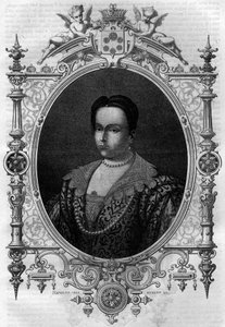 Adelaida de Borgoña (931-999), viuda de Lotario (Conde de París y Duque de Francia) y segunda esposa de Otón I el Grande. Grabado en "Histoire des Papes-Rois-Queen and Empereurs a travers les siècles" de Maurice Lachatre de French School