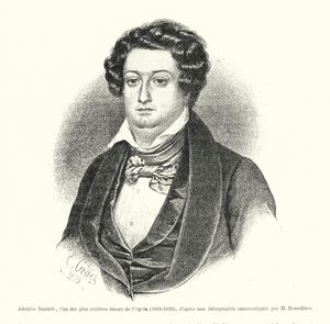 Adolphe Nourrit, uno de los tenores más célebres de la Ópera