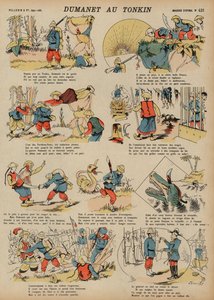 Aventuras de Dumanet, un soldado francés, en Tonkín