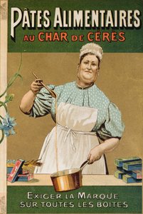 Anuncio de pasta Au Char de Ceres, c.1900 de French School