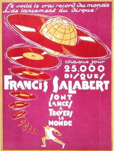 Anuncio para Francis Salabert Disques de French School